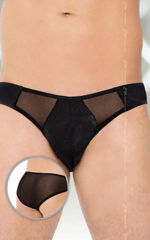 ⁨Thong 4466 - black (kolor czarny, rozmiar XL)⁩ w sklepie Wasserman.eu