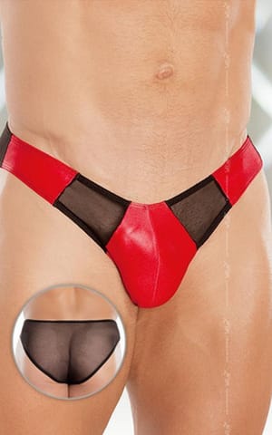 ⁨Thong 4466 - red (kolor czerwony, rozmiar XL)⁩ w sklepie Wasserman.eu