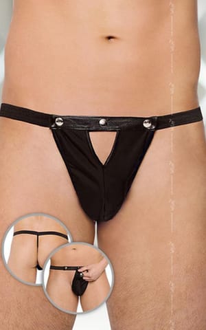 ⁨Thongs 4507 black (Color: black, size S-L)⁩ at Wasserman.eu