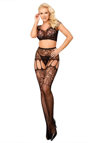 ⁨TOP+COLLANT RESILLE T01 NOIR (kolor jak na zdjęciu, rozmiar uniwersalny)⁩ w sklepie Wasserman.eu