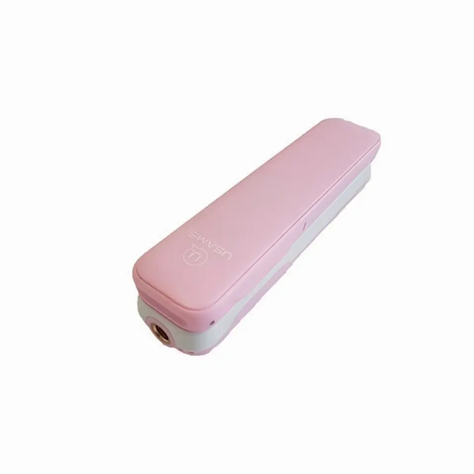 ⁨USAMS Selfie Stick M1 Mini 3,5mm pink/pink ZB5201 (US-ZB052)⁩ at Wasserman.eu