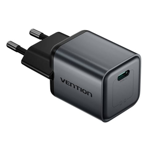 ⁨Ładowarka GaN Vention USB-C 20W (Szara)⁩ w sklepie Wasserman.eu