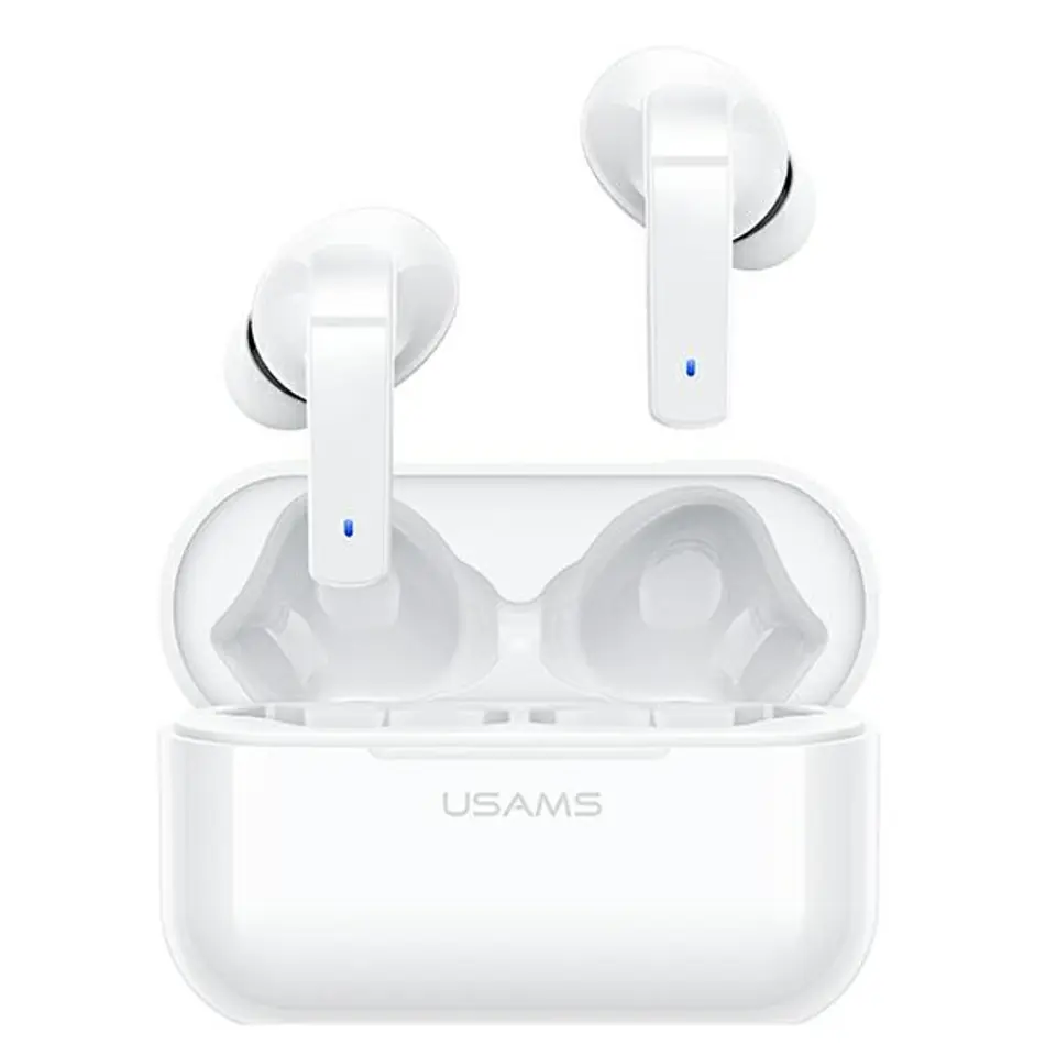⁨USAMS Słuchawki Bluetooth 5.0 TWS LY series ANC bezprzewodowe biały/white BHULY06⁩ w sklepie Wasserman.eu