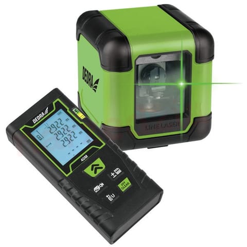 ⁨ZESTAW LASER KRZYŻOWY GREEN + DALMIERZ 40M⁩ w sklepie Wasserman.eu