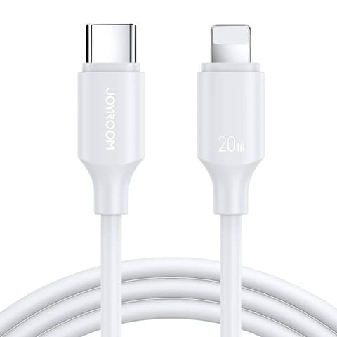 ⁨Kabel USB Lightning Typ C 20W 0.25m Joyroom S-CL020A9 (biały)⁩ w sklepie Wasserman.eu