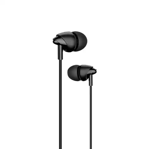 ⁨USAMS Stereo Kopfhörer EP-39 3,5 mm schwarz/schwarz HSEP3901⁩ im Wasserman.eu