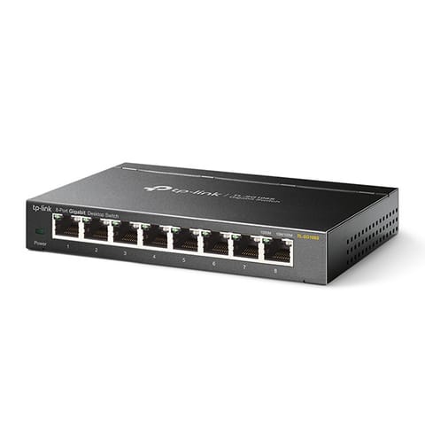 ⁨TP-LINK switch TL-SG108S 1000Mbps, auto MDI/MDIX⁩ w sklepie Wasserman.eu