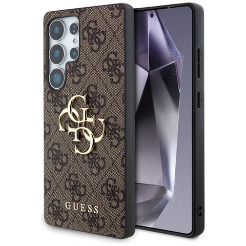 ⁨Etui Guess Big 4G Logo Classic Logo do   Samsung Galaxy S25 Ultra brązowy⁩ w sklepie Wasserman.eu