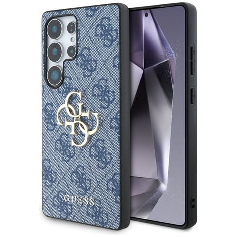 ⁨Etui Guess Big 4G Logo Classic Logo do   Samsung Galaxy S25 Ultra niebieski⁩ w sklepie Wasserman.eu