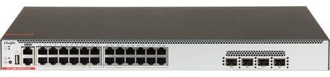 ⁨SWITCH POE RG-CS86-24MG4VS-UP 24-PORTOWY SFP+ RUIJIE⁩ w sklepie Wasserman.eu