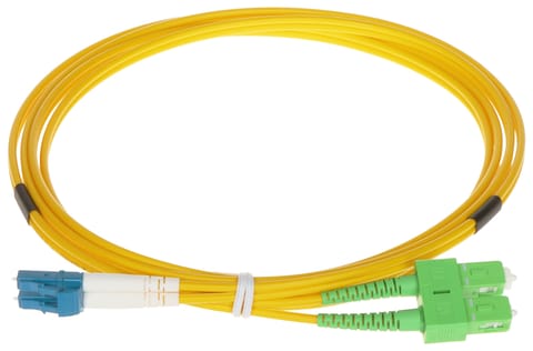 ⁨PATCHCORD JEDNOMODOWY PC-2SC-APC/2LC-2 2 m ULTIMODE⁩ w sklepie Wasserman.eu