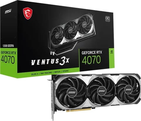 ⁨GeForce RTX 4070 Ventus 3X E1 OC 12GB GDDR6⁩ w sklepie Wasserman.eu