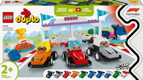 ⁨LEGO 10445 DUPLO - Samochody wyścigowe zespołu F1 i kierowcy⁩ w sklepie Wasserman.eu