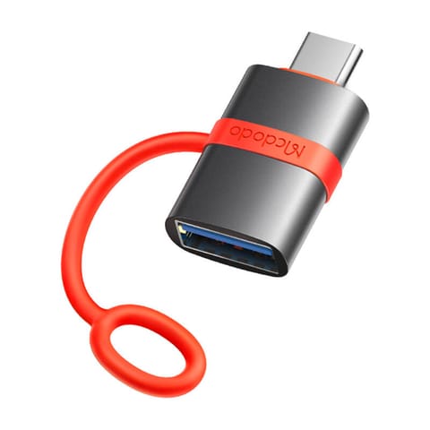 ⁨Adapter USB-A do USB-C McDodo OT-3810 (czarny)⁩ w sklepie Wasserman.eu