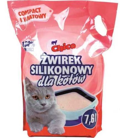 ⁨Chico Żwirek silikonowy 7,6l - compact kwiatowy⁩ w sklepie Wasserman.eu