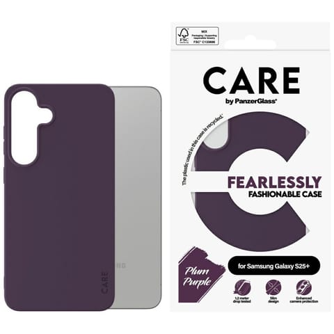 ⁨Etui CARE by PanzerGlass Fashion do      Samsung Galaxy S25+ fioletowy⁩ w sklepie Wasserman.eu