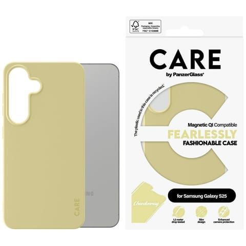 ⁨Etui CARE by PanzerGlass Fashion QI do   Samsung Galaxy S25 chardonnay⁩ w sklepie Wasserman.eu