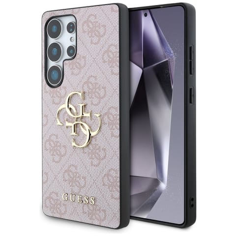⁨Etui Guess Big 4G Logo Classic Logo do   Samsung Galaxy S25 Ultra różowy⁩ w sklepie Wasserman.eu