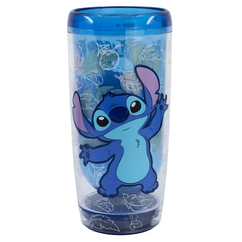 ⁨Disney Stitch - Nieprzewracalny kubek Dropsafe z podwójnymi ściankami z kolekcji Ohana 625 ml⁩ w sklepie Wasserman.eu