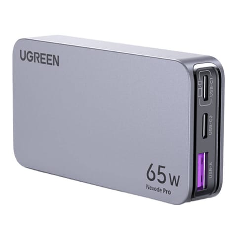 ⁨Płaska ładowarka sieciowa Ugreen Nexode Pro 65W, GaN, 2x USB-C + USB⁩ w sklepie Wasserman.eu