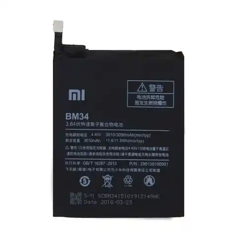 ⁨Xiaomi bateria BM34 Mi Note Pro bulk 3010mAh⁩ w sklepie Wasserman.eu