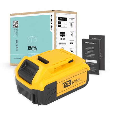 ⁨Bateria Movano do DeWalt DCB180, DCB200, DCB205 (5000 mAh)⁩ w sklepie Wasserman.eu