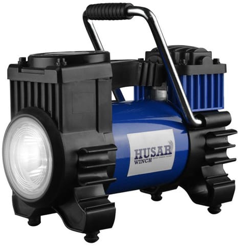 Kompresor samochodowy Husar BST S 100 PSI 12V z latarką w sklepie Wasserman.eu