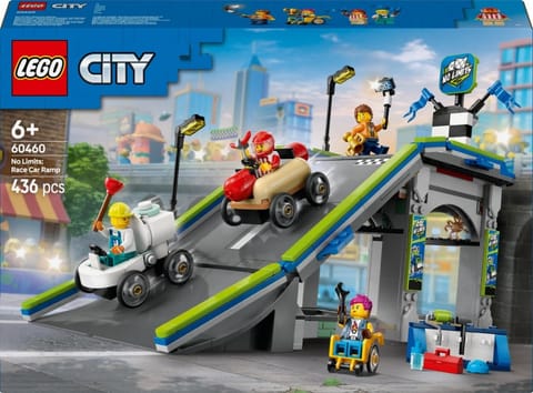 ⁨LEGO 60460 CITY - Bez granic: tor z rampami dla wyścigówek⁩ w sklepie Wasserman.eu