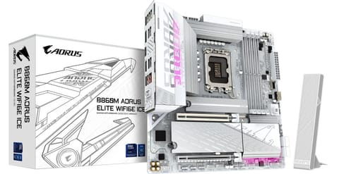 ⁨Płyta główna GIGABYTE B860M A ELT WF6E ICE LGA1851 mATX⁩ w sklepie Wasserman.eu