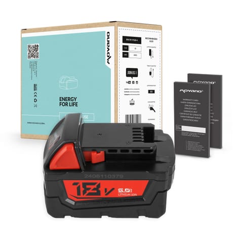⁨Bateria Movano do Milwaukee M18 (5000 mAh)⁩ w sklepie Wasserman.eu