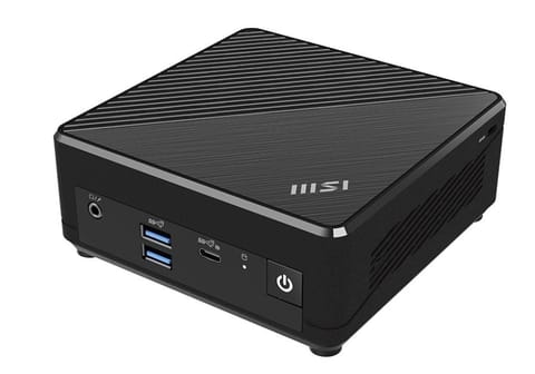 ⁨MSI Cubi ADL-001EU N200 mini PC Intel Pentium N 4 GB DDR4-SDRAM 128 GB SSD Windows 11 Pro Workstation Black⁩ at Wasserman.eu