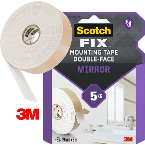 ⁨Taśma montażowa Scotch 19mm/5m biała⁩ w sklepie Wasserman.eu