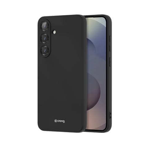 ⁨Crong Color Cover - Etui Samsung Galaxy S25 (czarny)⁩ w sklepie Wasserman.eu