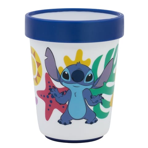 ⁨Disney Stitch - Antypoślizgowy kubek do mikrofali 260 ml⁩ w sklepie Wasserman.eu