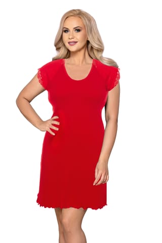 ⁨Nightdress VENA VHL-252 (Red, Size M (38))⁩ at Wasserman.eu