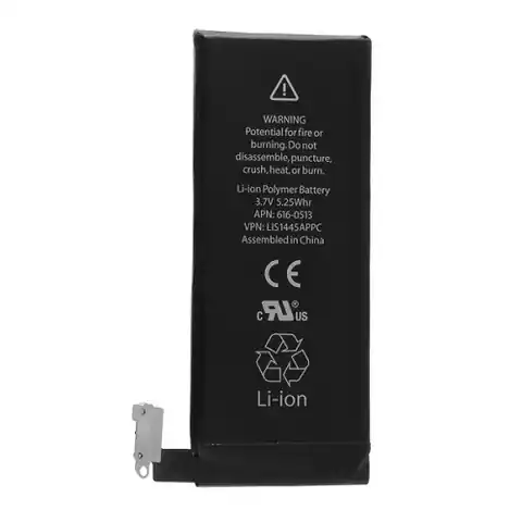 ⁨Battery for iPHONE 4 (APN:616-0512) bulk 1420mAh⁩ at Wasserman.eu