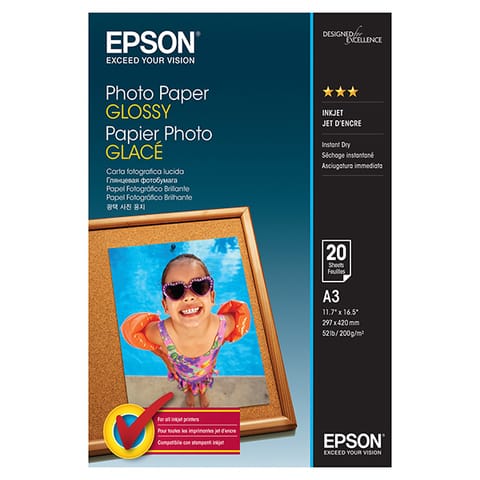 ⁨Photo Paper Glossy A3 20 sheets 200g/sqm⁩ at Wasserman.eu