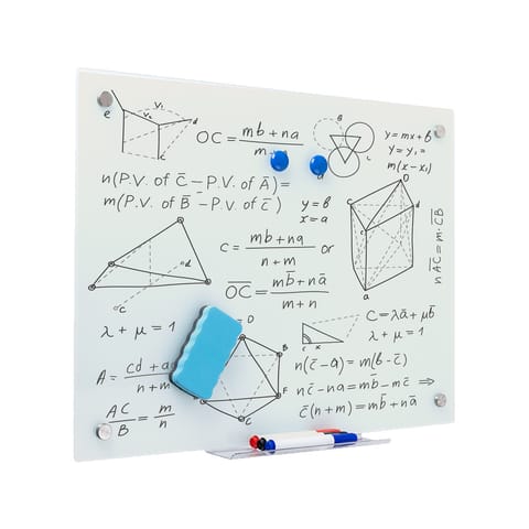 ⁨Szklana tablica magnetyczna na ścianę SPB204 60x45⁩ w sklepie Wasserman.eu