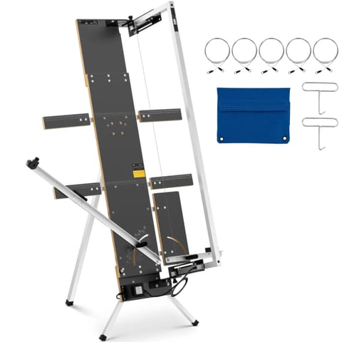 ⁨Maszyna przecinarka do styropianu ze stojakiem i wspornikiem dł. 1300 mm gł. 330 mm 200 W⁩ w sklepie Wasserman.eu