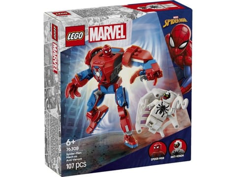 ⁨LEGO 76308 SUPER HEROES - Mech Spider-Mana kontra Anti-Venom⁩ w sklepie Wasserman.eu