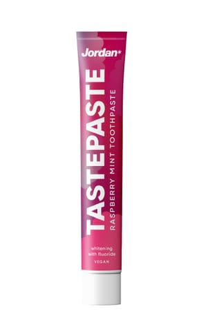 ⁨JORDAN Tastepaste Pasta do zębów Malina-Mięta 50 ml⁩ w sklepie Wasserman.eu