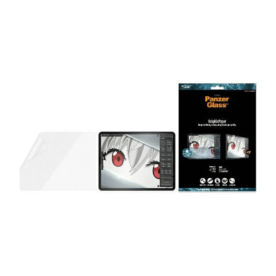 ⁨PanzerGlass GraphicPaper iPad Pro 12.9" (18.20.21) Anti Glare, Case Friendly, Antibacterial⁩ at Wasserman.eu