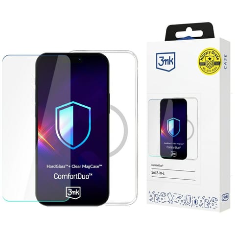 ⁨Zestaw 3MK ComfortDuo Clear MagCase do  Samsung Galaxy S25 Ultra⁩ w sklepie Wasserman.eu