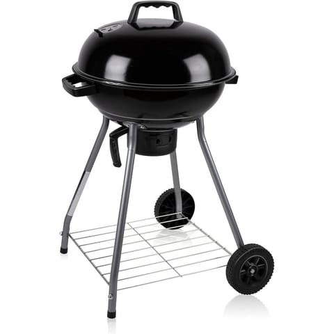 ⁨GRILL OGRODOWY KULISTY REX STALOWY 46CM Z POPIELNIKIEM⁩ w sklepie Wasserman.eu