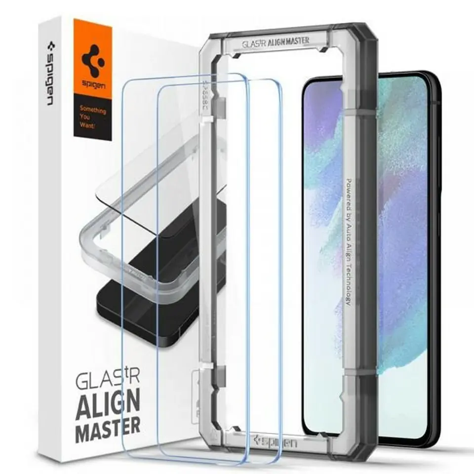 ⁨Spigen ALM Glas.Tr Samsung S21 FE 2szt. szkło hartowane AGL03088⁩ w sklepie Wasserman.eu