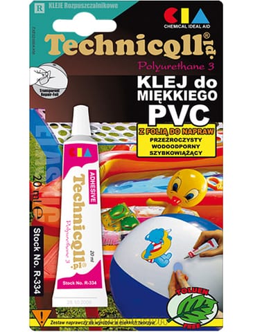 ⁨Klej do miękkiego PCV 20ml Technicoll R-334 wodoodporny⁩ w sklepie Wasserman.eu