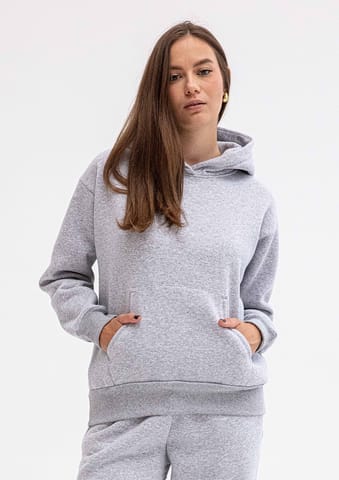 ⁨Bluza DK-K-B6 SZARY BAWEŁNA GRUBA (kolor szary, rozmiar XS)⁩ w sklepie Wasserman.eu