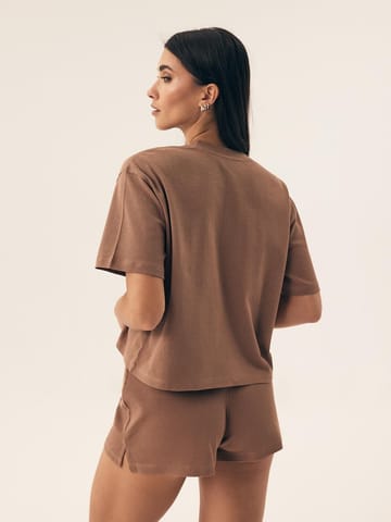 ⁨Piżama Henderson Ladies 42780 Nilsa 84X (kolor COFFEE, rozmiar S)⁩ w sklepie Wasserman.eu