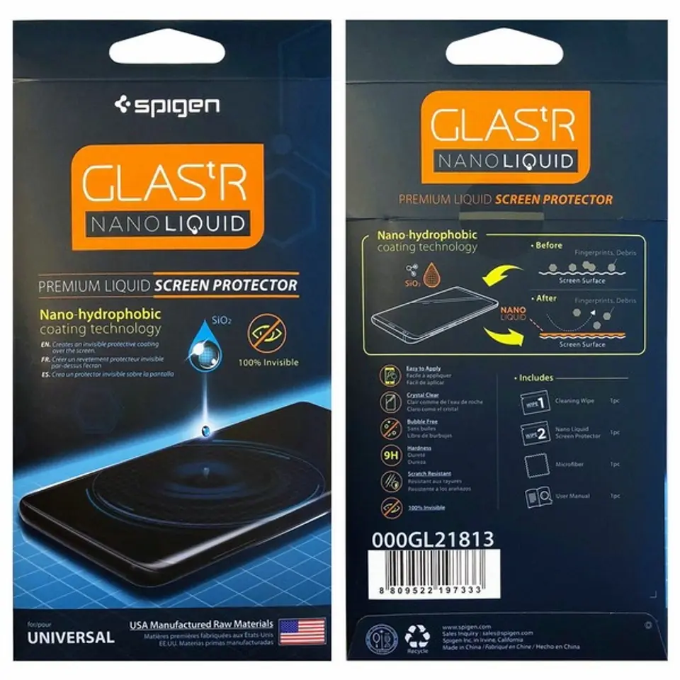 ⁨Spigen Nano Liquid Glas.TR coating 000GL21813⁩ at Wasserman.eu