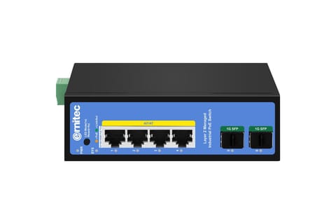 ⁨Ernitec 4-port 1000Mbps Industrial⁩ w sklepie Wasserman.eu